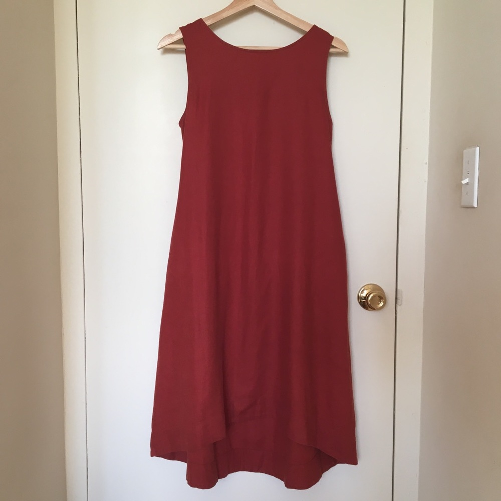NWOT Uniqlo Linen Blend Sleeveless Dress